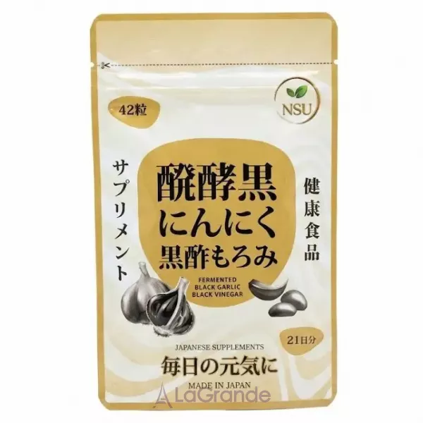 TK Pharmaceutical NSU Fermented Black Garlic Black Vinegar ������� ������� 