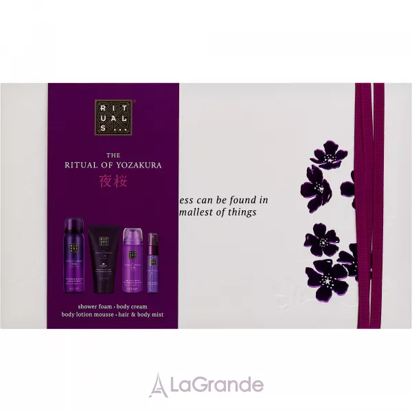 Rituals The Ritual Of Yozakura Small Gift Set 2025 ����� ��� ���� (sh/gel/50ml + b/lot/50ml + mist/20ml + b/cr/70ml)