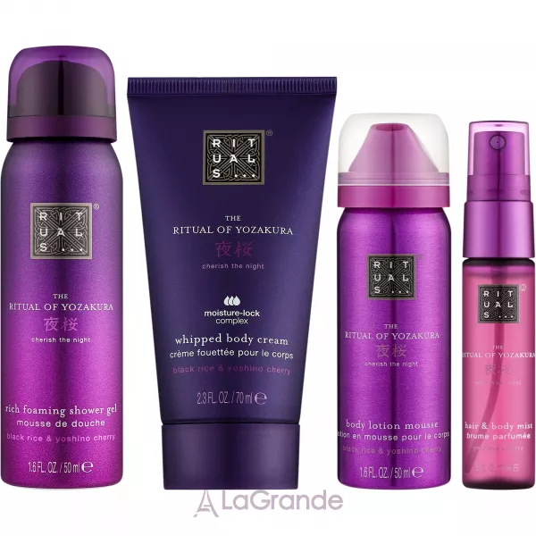 Rituals The Ritual Of Yozakura Small Gift Set 2025 ����� ��� ���� (sh/gel/50ml + b/lot/50ml + mist/20ml + b/cr/70ml)