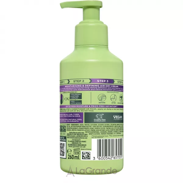 Garnier Fructis Curls Method Air Dry Cream ����������� ���� ��� ������������ �������