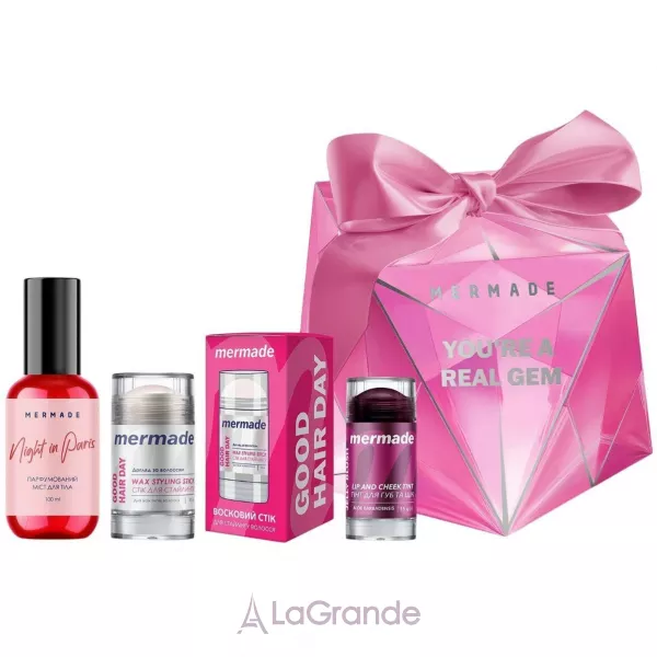 Mermade Beauty Glow Set ĳ��������� ���� ������ ����� (edp/10ml + blush/15g + hair/day/30g)