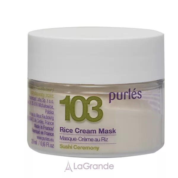 Purles Sushi Ceremony 103 Rice Cream Mask ������� ���������� � ����������� ����-����� ��� ����
