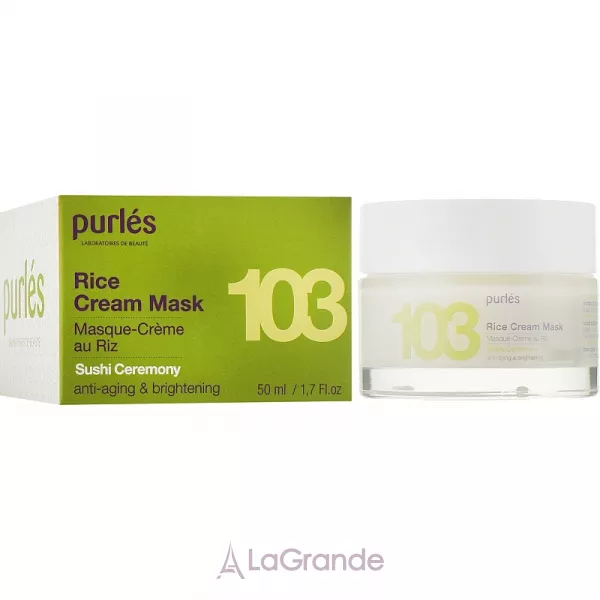 Purles Sushi Ceremony 103 Rice Cream Mask ������� ���������� � ����������� ����-����� ��� ����