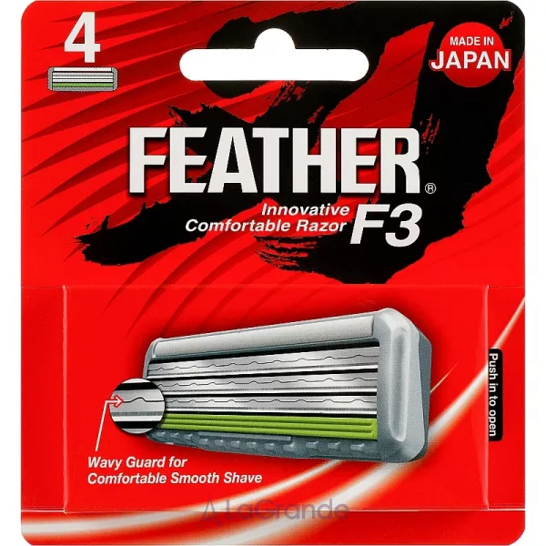 Feather F3 Triple Blade 4 Cartridges ������� ������� � ������� ������� 