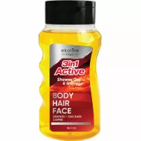 EkoLine Men 3 In 1 Active Shower Gel & Shampoo �������� ����-������� 3 � 1 ��� ���, ������� �� �������