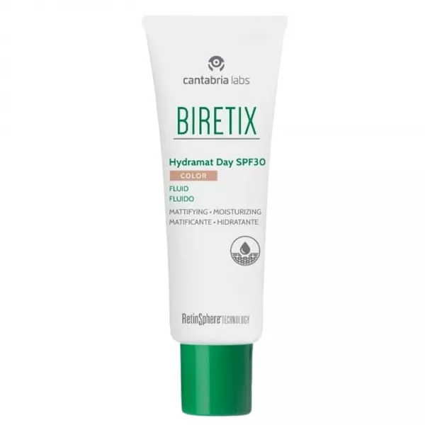 Cantabria Labs Biretix Hydramat Day SPF30 Color Fluid ���������� ����� ��� ���� � ���������� �������� SPF30