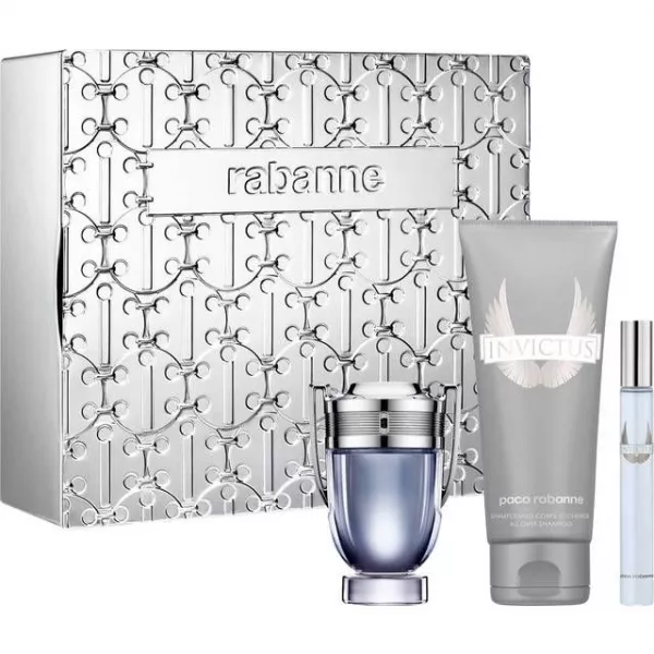 Paco Rabanne Invictus ���� (�������� ���� 50 �� + ���� ��� ���� 100 �� + �������� ���� 10 ��)