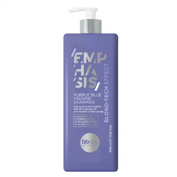 BBcos Emphasis Blond-Tech Effect Purple Blue Feeding Shampoo ����������� ������� � ���������-����� ���������