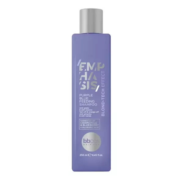 BBcos Emphasis Blond-Tech Effect Purple Blue Feeding Shampoo ����������� ������� � ���������-����� ���������