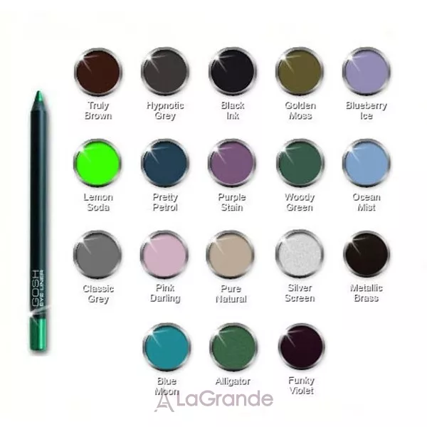 GOSH Velvet Touch Eyeliner Waterproof ������ ��� ���� ����������