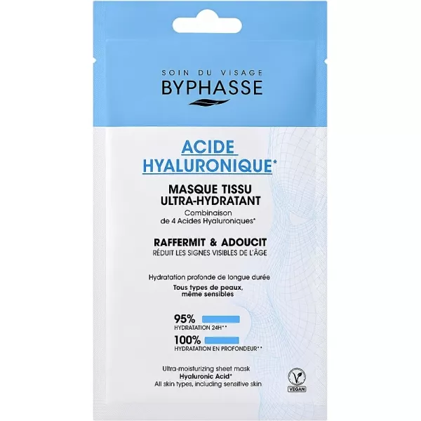 Byphasse Acide Hyaluronique Raffermit & Adoucit Ultra-Moisturizing Sheet Mask �������� ����� ��� ���������������� ���� ���� � ������������ ��������