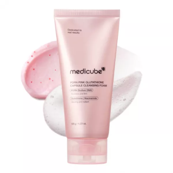 Medicube PDRN Pink Glutathione Capsule Cleansing Foam ����������� ���� � ���������� ��� �������