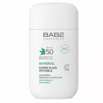 Babe Laboratorios Mineral Super Fluid SPF50 Invisible Sunscreen Sensitive & Atopic Skin �������������� ����������� ����� � SPF50