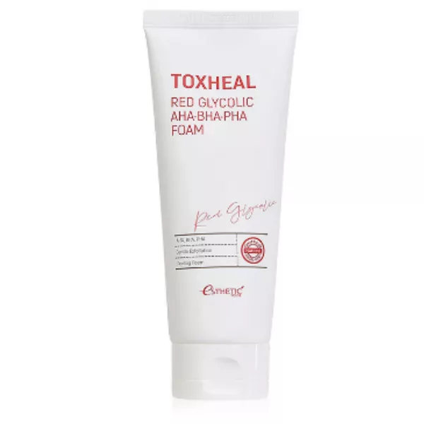 �ֲ��� Esthetic House Toxheal Red Glycolic AHA-BHA-PHA Foam ϳ��� ��� �������� � ��������� ��������