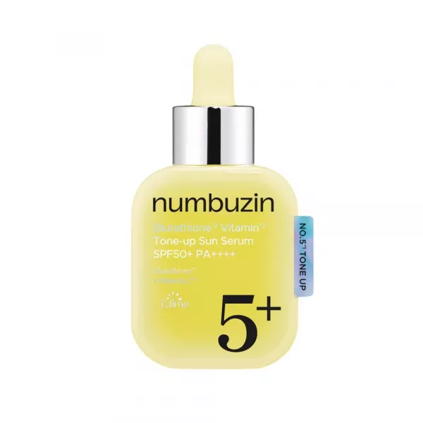 Numbuzin No.5+ Glutathione Vitamin Tone-Up Sun Serum SPF50+ PA++++ �������������� ��������� ��� ���� SPF50+