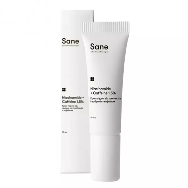 Sane Niacinamide + Caffeine 1.5% Energizing Eye Cream ���� ��� ���� ������� ���� �� ������ �� �� ������� � �������