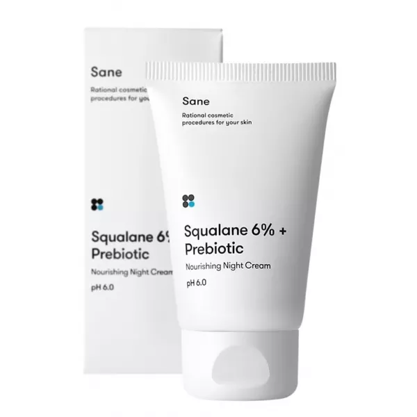 Sane Squalane 6% + Prebiotic Nourishing Night Cream pH 6.0 ������ ���� ��� ���� � ����������� � ���������