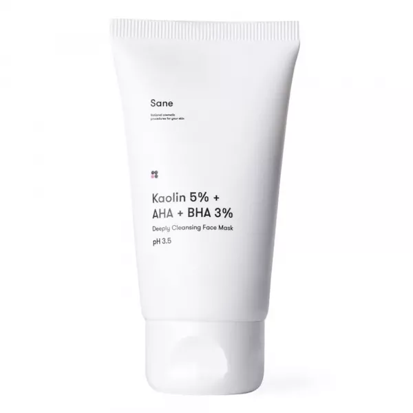 Sane Kaolin 5% + AHA + BHA 3% Deeply Cleansing Face Mask ����� ��� ������� �� ���������� �������� ��� ��������� ����