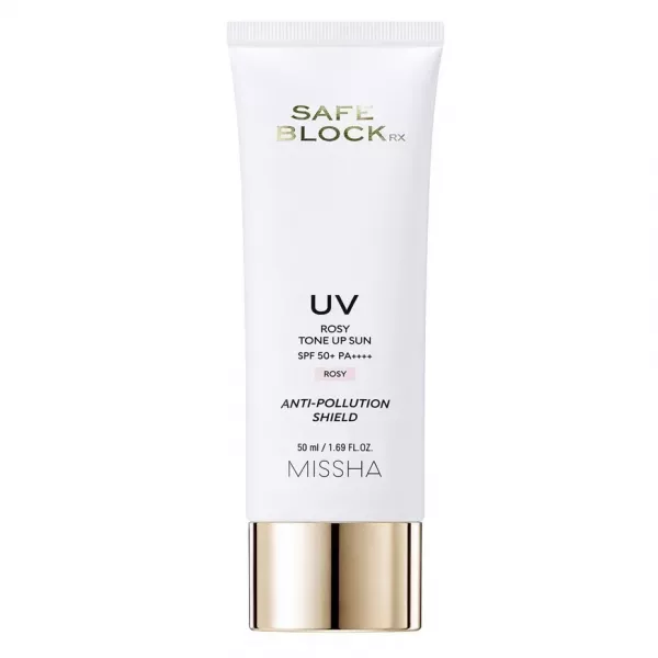 Missha Safe Block RX Brightening Tone Up Sun SPF50+ PA++++ �������������� ���� ��� ���� � ���������� �������� SPF50+ PA++++