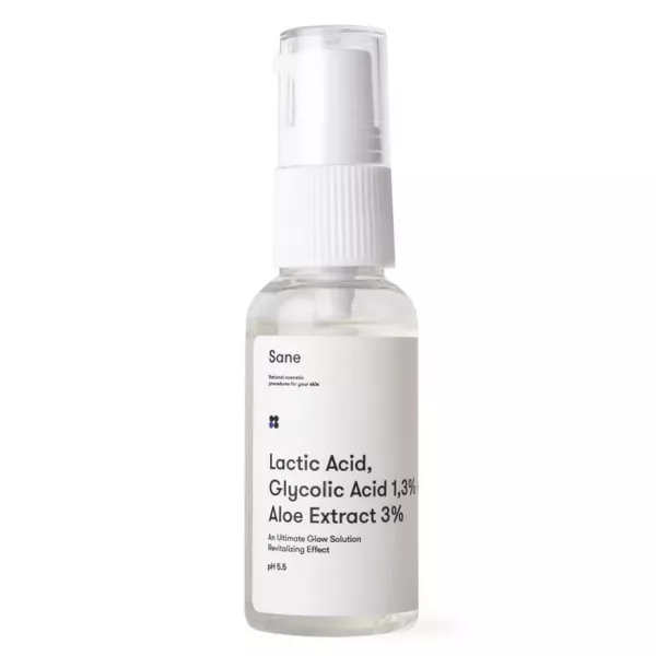 Sane Lactic Acid Glycolic Acid 1.3% + Aloe Extract 3% ��������� ��� ������� � �������� �� ��������� ��������