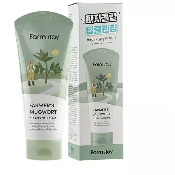 Farmstay Farmer's Mugwort Cleansing Foam ϳ��� ��� �������� � �������