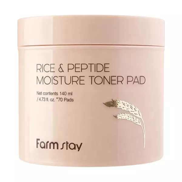 Farmstay Rice & Peptide Moisture Toner Pad �����-���� ��� ����