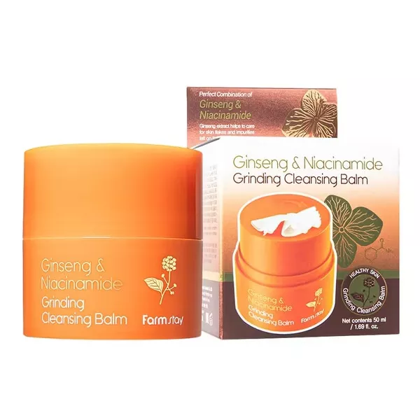 Farmstay Ginseng & Niacinamide Grinding Cleansing Balm ������������ ������� ��� ������� � ��������� �� �����������