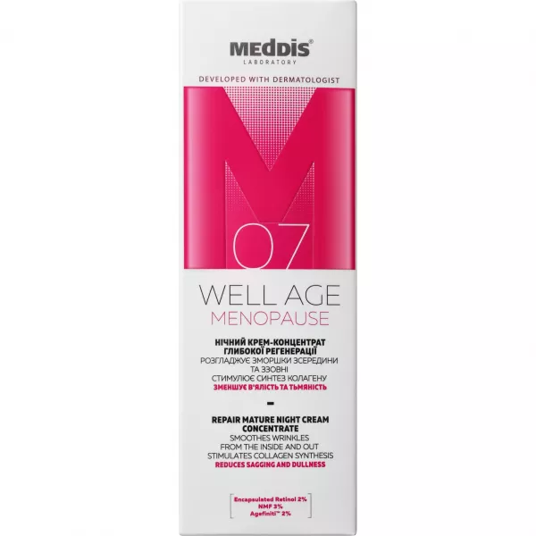 Meddis Well Age Menopause Repair Mature Night Cream Concentrate ������ ����-���������� �������� �����������