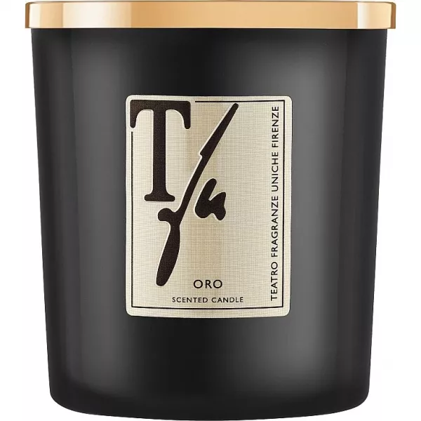 Teatro Fragranze Uniche Oro Luxury Collection Scented Candle ������������� �����