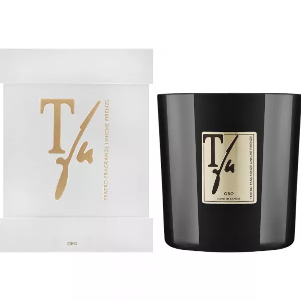Teatro Fragranze Uniche Oro Luxury Collection Scented Candle ������������� �����