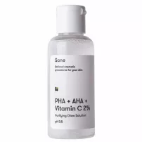 Sane PHA + AHA + Vitamin C 2% Purifying Glow Solution ����� ��� ���� � ��� + ��� + ������� �