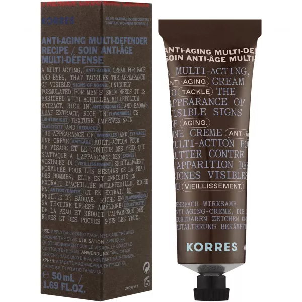 Korres Athenian Grooming Anti-Aging Multi-Defender Face & Eyes Cream For Men ���������� ���� ��� ������� � ����