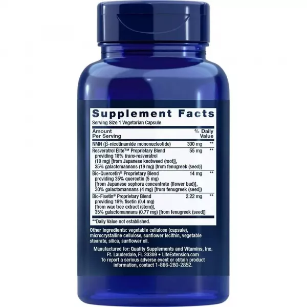 Life Extension NMN Nicotinamide Mononucleotide with Resveratrol Elite ĳ������ ������� 