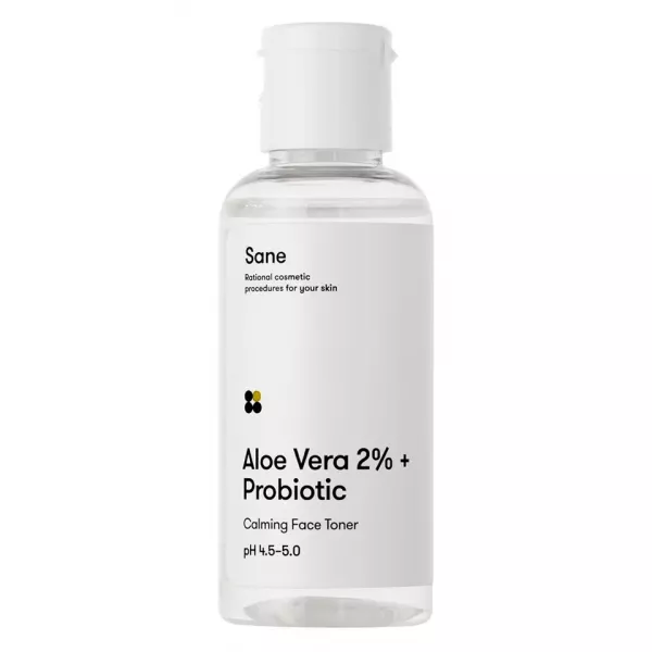 Sane Aloe Vera 2% + Probiotic Calming Face Toner ������������ ����� ��� �������