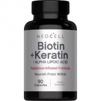 Neocell Biotin + Keratin + Alpha Lipoic Acid ĳ������ ������� "������ + ������� � �����-������ ��������"