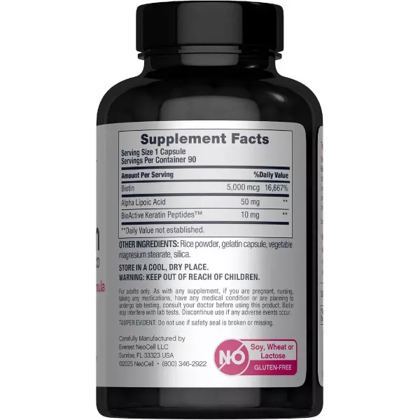 Neocell Biotin + Keratin + Alpha Lipoic Acid ĳ������ ������� 
