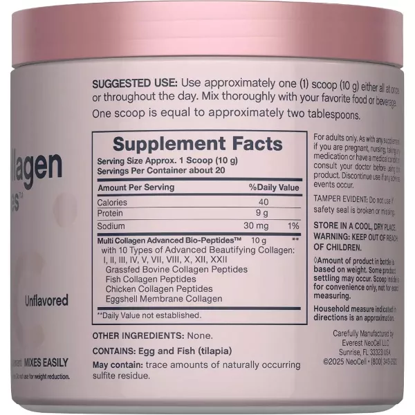 Neocell Multi Collagen Bio-Peptides Protein ĳ������ ������� 