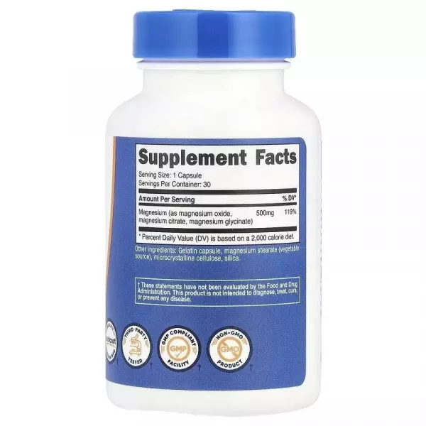 Nutricost Magnesium Complex 500 mg ��������� ��������, 500 ��
