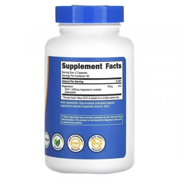 Nutricost Magnesium Orotate 1000 mg ����������� ������� 