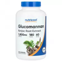 Nutricost Glucomannan Konjac Root Extract ĳ������ ������� "�����������, �������� ������ �������", 1800 ��
