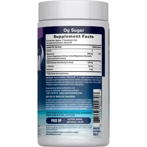 Natural Vitality MaxCalm Sleep ĳ������ ������� 