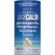 Natural Vitality MAXCALM Ashwagandha + Magnesium Glycinate 90pcs