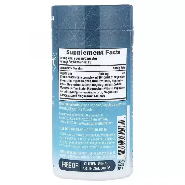 Natural Vitality MaxCalm 10 Magnesium Complex �������� ������, 300 ��