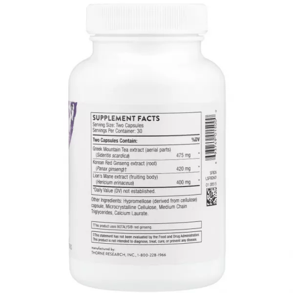 Thorne Research Ginseng Plus with Lion's Mane ����� ������ � ��������� �� ��������