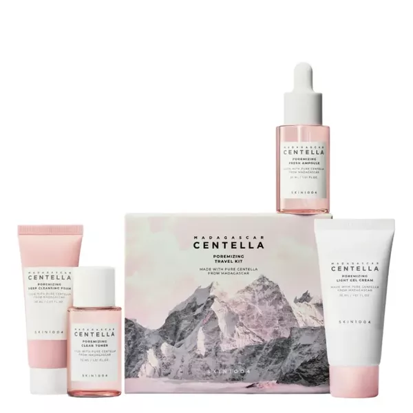 SKIN1004 Madagascar Centella Poremizing Travel Kit ����� ��� ������� ��� � ������������ ����� �� ����� (toner/30ml + amp/30ml + cr/gel/30ml + f/foam/20ml)