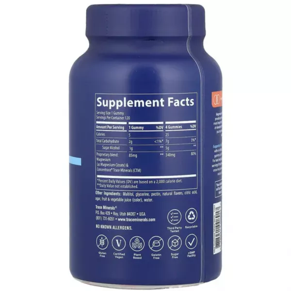 Trace Minerals Research Magnesium Gummies ����������� ������� 