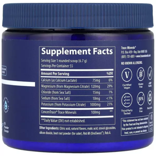Trace Minerals Research Keto Electrolyte Powder ����-������������� ������� �� ������ ����������� ��������