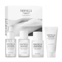 SKIN1004 Madagascar Centella Tone Brightening Travel Kit ����� ��� ������������ ���� � ������ ���� (toner/30ml + ser/30ml + cr/30ml + f/foam/20ml)