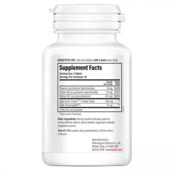 Kyolic Aged Garlic Extract, Stress & Fatigue Relief ����������� ������� 