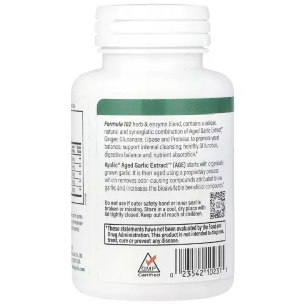 Kyolic  Aged Garlic Extract Cleanse & Digestion Formula 102 ����������� ������� 